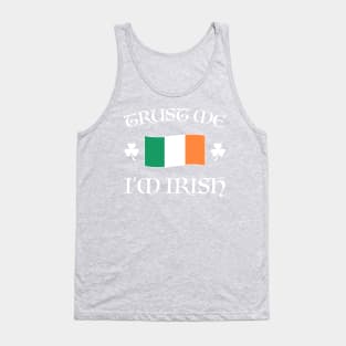 Ireland Trust Me Irish Shamrock Tank Top